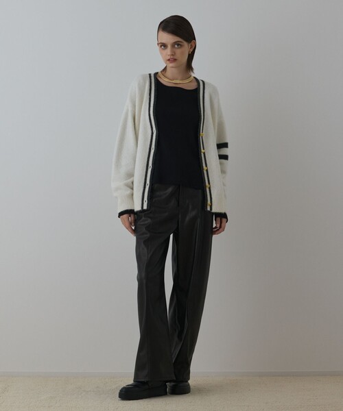 Diagram（ダイアグラム）の「グリッターニットカーディガン（カーディガン/ボレロ・レディース・グレー/ホワイト/ベージュ・36）」の2枚目の写真