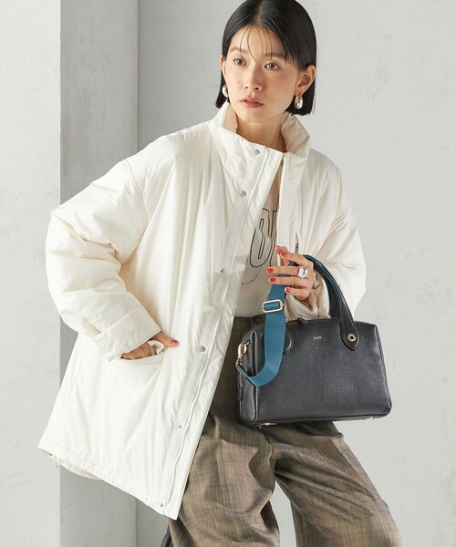 SHIPS（シップス）の「〈手洗い可能〉IMBOTEX 中綿 ミディ ジャケット