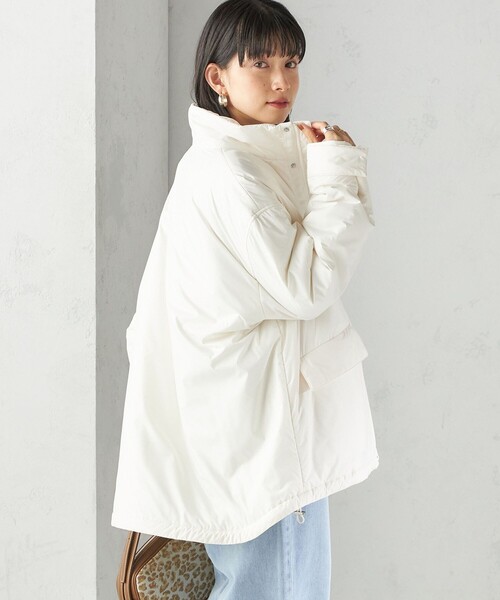 SHIPS（シップス）の「〈手洗い可能〉IMBOTEX 中綿 ミディ ジャケット