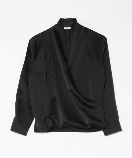 BLANC FICELLE(ブランフィセル)の「カシュクール 長袖シャツ(シャツ/ブラウス・レディース・シャンパン/ホワイト/グリーン/ピンク/ブラック/ワイン・S/M/L)」の8枚目の写真