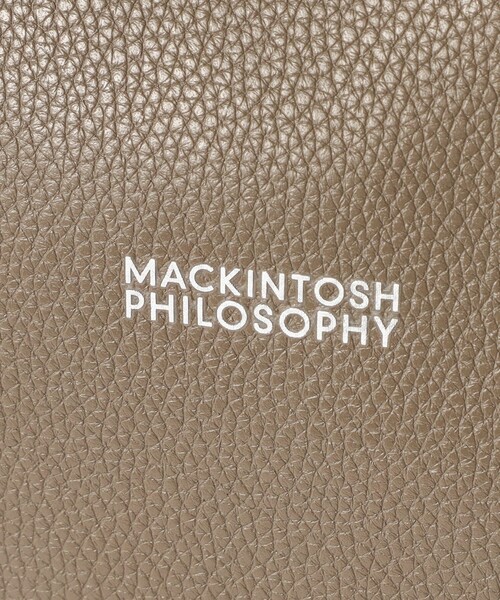 MACKINTOSH PHILOSOPHY（ﾏｯｷﾝﾄｯｼｭ ﾌｨﾛｿﾌｨｰ）の「シンセティックシュリンクレザー 2WAYショルダーバッグ（ショルダーバッグ・メンズ・ブラック/グレー系その他2・FREE）」の14枚目の写真