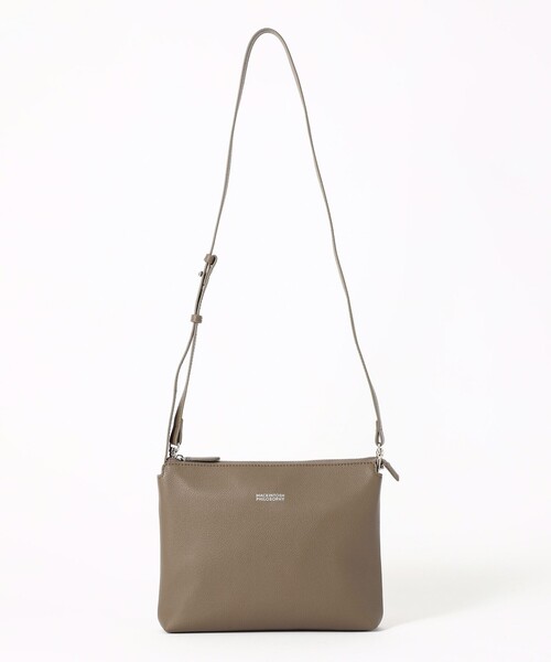 MACKINTOSH PHILOSOPHY（ﾏｯｷﾝﾄｯｼｭ ﾌｨﾛｿﾌｨｰ）の「シンセティックシュリンクレザー 2WAYショルダーバッグ（ショルダーバッグ・メンズ・ブラック/グレー系その他2・FREE）」の15枚目の写真