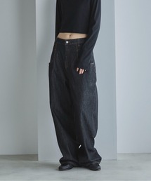 feepur（フェピュール）の「ビックポケットデザインデニム（デニムパンツ・レディース）」
