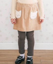 SLAP SLIP | アニマルネコウサギパッチ刺しゅうポケットコーデュロイスカッツ(80~120cm)(スカート)