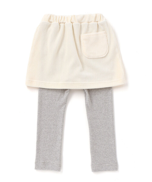 SLAP SLIP（スラップスリップ）の「アニマルネコウサギパッチ刺しゅうポケットコーデュロイスカッツ(80~120cm)（スカート・キッズ・オフホワイト/ベージュ・120cm/100cm/110cm/80ｃｍ/90cm）」の14枚目の写真