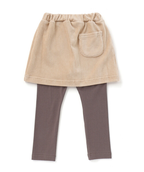 SLAP SLIP（スラップスリップ）の「アニマルネコウサギパッチ刺しゅうポケットコーデュロイスカッツ(80~120cm)（スカート・キッズ・オフホワイト/ベージュ・120cm/100cm/110cm/80ｃｍ/90cm）」の16枚目の写真