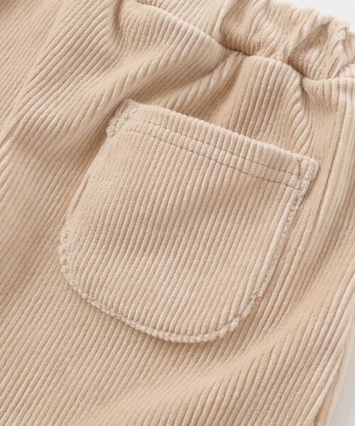 SLAP SLIP（スラップスリップ）の「アニマルネコウサギパッチ刺しゅうポケットコーデュロイスカッツ(80~120cm)（スカート・キッズ・オフホワイト/ベージュ・120cm/100cm/110cm/80ｃｍ/90cm）」の6枚目の写真