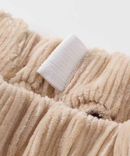 SLAP SLIP（スラップスリップ）の「アニマルネコウサギパッチ刺しゅうポケットコーデュロイスカッツ(80~120cm)（スカート・キッズ・オフホワイト/ベージュ・120cm/100cm/110cm/80ｃｍ/90cm）」の4枚目の写真