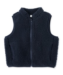 VIVA HEART フリースベスト ネイビー VIVA HEART ゴルフ レディースベスト｜レディースウエア｜ゴルフ