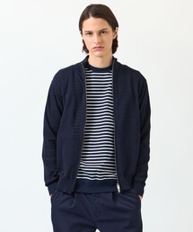 MACKINTOSH PHILOSOPHY | 14G カノコ風ジャカード ドライバーズニット(カーディガン/ボレロ)