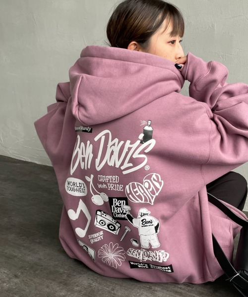 セール】【WEB限定】[BEN DAVIS/ベンデイビス] SELECTION 発泡プリント