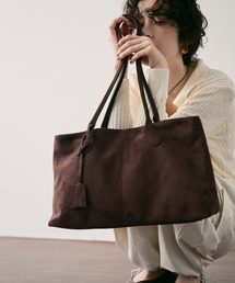 ビーガンスエードビッグボストンBAG
