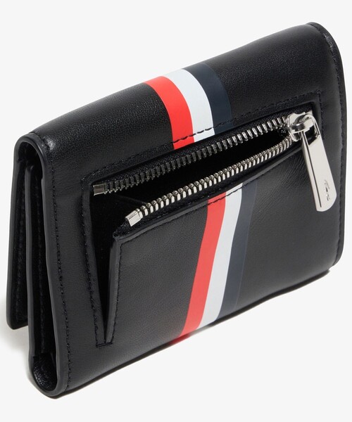LACOSTE（ラコステ）の「トリコロールプリントレザー3つ折りウォレット（財布・メンズ・ブラック/ネイビー・FREE）」の6枚目の写真