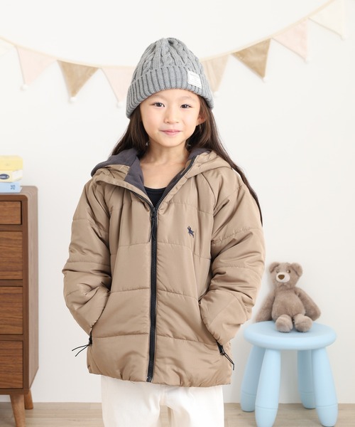 セール】POLOCHAMPS 裏フリース中綿マウンテンジャケット KIDS（ダウン