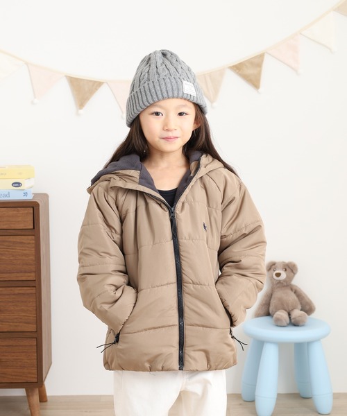 セール】POLOCHAMPS 裏フリース中綿マウンテンジャケット KIDS（ダウン