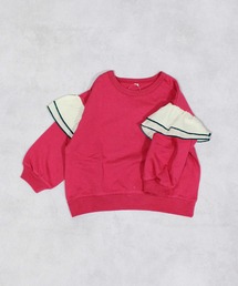 MARKEY'S(マーキーズ)の【LSP WOW!】ウラケ袖布帛フリルトレーナー(スウェット)