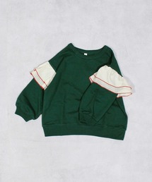 MARKEY'S（マーキーズ）の「【LSP WOW!】ウラケ袖布帛フリルトレーナー（スウェット・キッズ）」