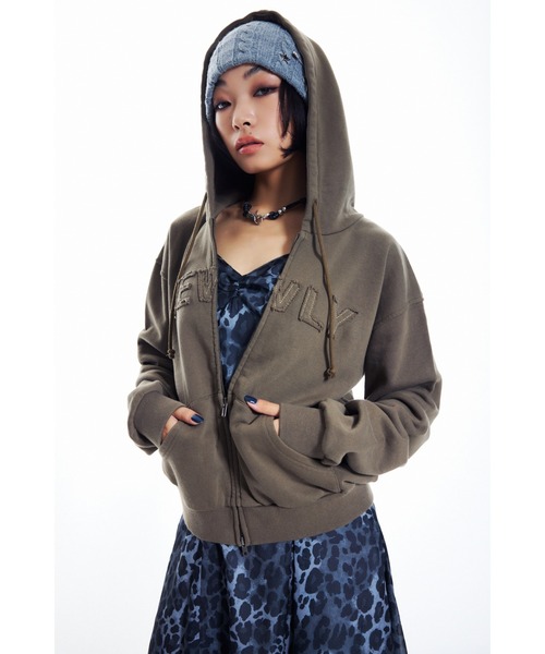 LAGUA GEM（ラグアジェム）の「RANDOM HEM LEO CAMI ワンピース（ワンピース・レディース・グレー/ブラウン・SMALL/MEDIUM）」の6枚目の写真