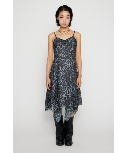 LAGUA GEM（ラグアジェム）の「RANDOM HEM LEO CAMI ワンピース（ワンピース・レディース・グレー/ブラウン・SMALL/MEDIUM）」の10枚目の写真