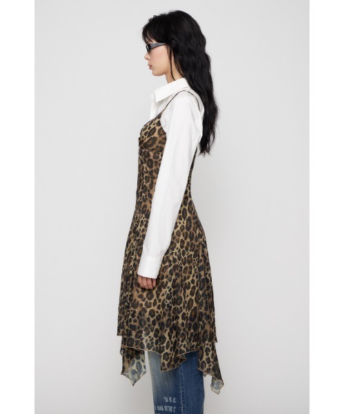 LAGUA GEM（ラグアジェム）の「RANDOM HEM LEO CAMI ワンピース（ワンピース・レディース・グレー/ブラウン・SMALL/MEDIUM）」の17枚目の写真