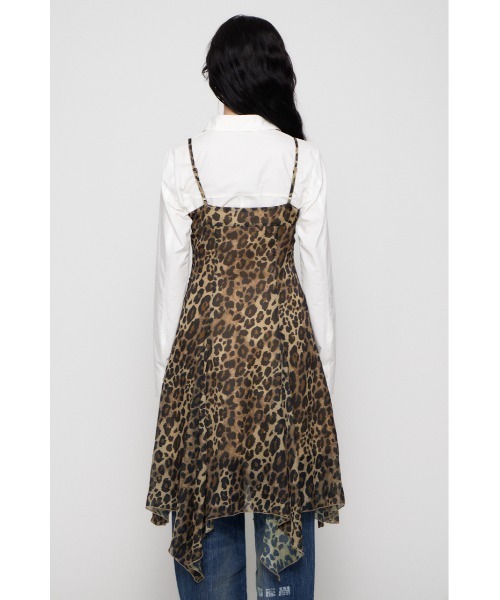 LAGUA GEM（ラグアジェム）の「RANDOM HEM LEO CAMI ワンピース（ワンピース・レディース・グレー/ブラウン・SMALL/MEDIUM）」の18枚目の写真