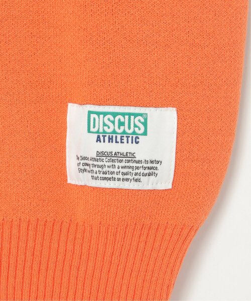NO NEED(ノーニード)の「DISCUS ATHLETIC カレッジニット(ニット/セーター・メンズ・サックスブルー/グレー系その他/アイボリー/オレンジ・L)」の9枚目の写真