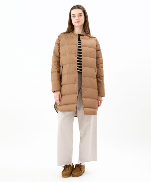 ORCIVAL（オーシバル）の「ORCIVAL | カラーレス ライトダウンコート WOMEN（ダウンジャケット/コート・レディース・ブラック/ベージュ系その他/キャメル・2/1）」の7枚目の写真