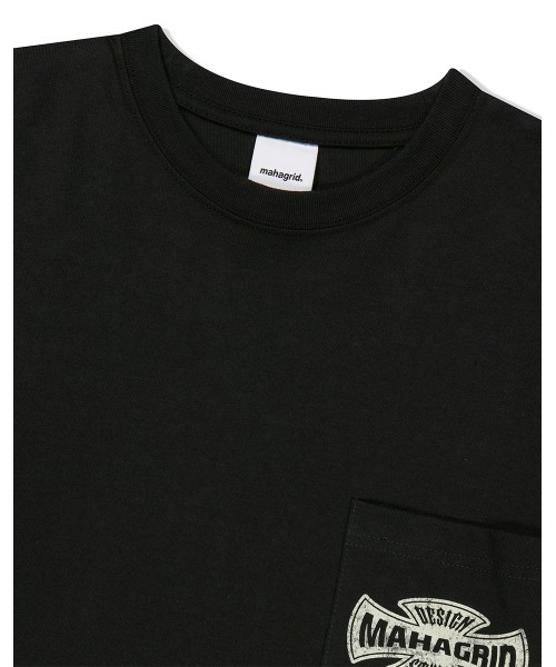 MAHAGRID(マハグリッド)の「『mahagrid/マハグリッド』 CROSS LOGO THERMAL LS TEE/クロスロゴデザイン レイヤード長袖Tシャツ(Tシャツ/カットソー・レディース・オレンジ/チャコールグレー・M/L)」の12枚目の写真