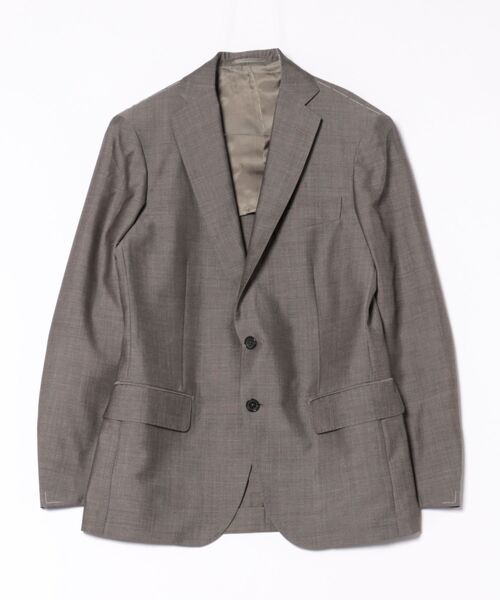 DESIGNWORKS（デザインワークス）の「【リングジャケット×デザインワークス】2ボタンジャケット（セットアップ・メンズ・ライトグレー/チャコールグレー・44/46/48/50/52）」の2枚目の写真