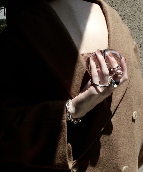 Soierie（ソワリー）の「クリップ ミドル ブレスレット / Clip middle bracelet（ブレスレット・レディース・シルバー・FREE）」の3枚目の写真