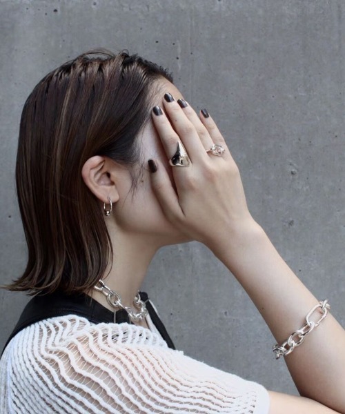 Soierie（ソワリー）の「クリップ ミドル ブレスレット / Clip middle bracelet（ブレスレット・レディース・シルバー・FREE）」の5枚目の写真