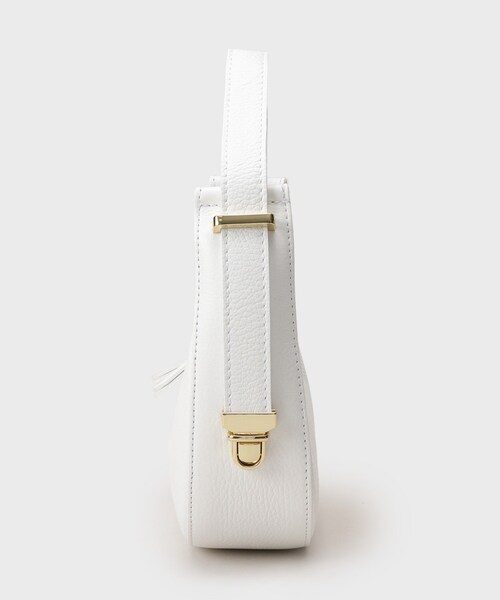 GALLEST（ギャレスト）の「【MILLELA FIRENZE】ショルダームーンバッグ（ショルダーバッグ・レディース・ブラック/ベージュ/ホワイト・00）」の16枚目の写真