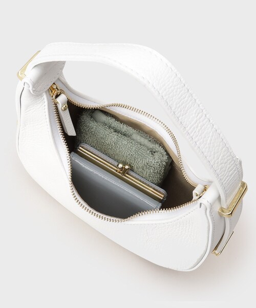 GALLEST（ギャレスト）の「【MILLELA FIRENZE】ショルダームーンバッグ（ショルダーバッグ・レディース・ブラック/ベージュ/ホワイト・00）」の8枚目の写真