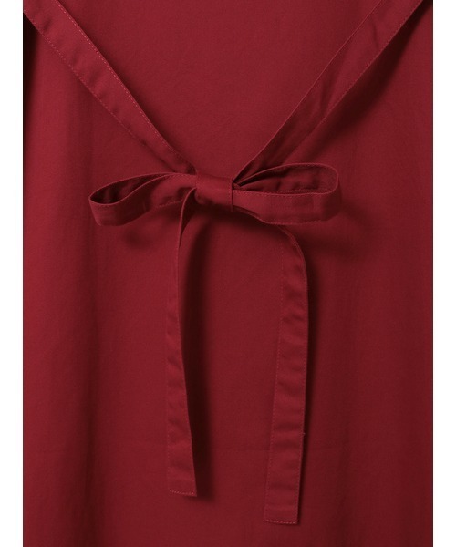 リボンモチーフ付きジャンバースカート（ジャンパースカート）｜PINK