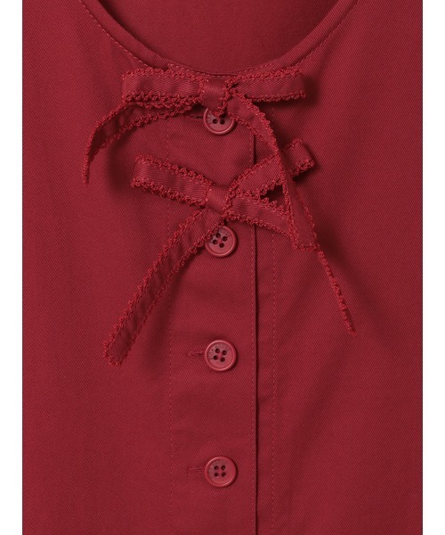 セール】リボンモチーフ付きジャンバースカート（ジャンパースカート