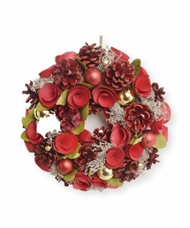 MAZEMAZE（マゼマゼ）の「グレイスリース　ローズクリスマスGR25（インテリア雑貨）」