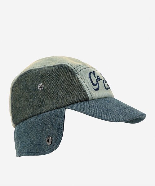 BOBO CHOSES(ボボショーズ)の「Go Bobo denim winter cap【キッズ】(キャップ・キッズ・ブルー・52/54)」の8枚目の写真