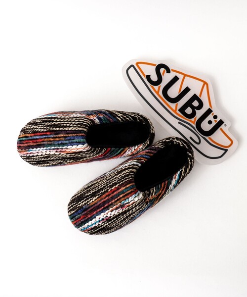 SUBU DOTS KALEIDOSCOPE 1 24-25.5 SUBU スリッポン SUBU/スブ DOTS