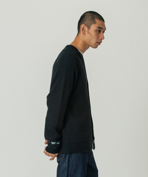 Reebok(リーボック)の「REEBOK x SILAS KNIT CARDIGAN(ニット/セーター・メンズ・オフホワイト/ブラック・XL/L/M)」の5枚目の写真