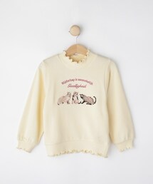 SHOO・LA・RUE | 【100-150cm】モチーフ刺繍使いスウェット(スウェット)