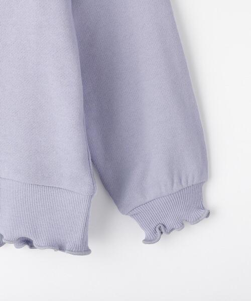 SHOO・LA・RUE（シューラルー）の「【100-150cm】モチーフ刺繍使いスウェット（スウェット・キッズ・サックスブルー/ピンク/オフホワイト/パープル・12/13/14/15 /10/11）」の8枚目の写真