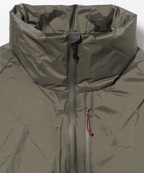 NANGA(ナンガ)の「NANGA/ナンガ AURORA TEX STAND COLLAR DOWN JACKET(ダウンジャケット/コート・メンズ・グレー/ブラック・LARGE/X-LARGE/MEDIUM/XX-LARGE/SMALL)」の4枚目の写真