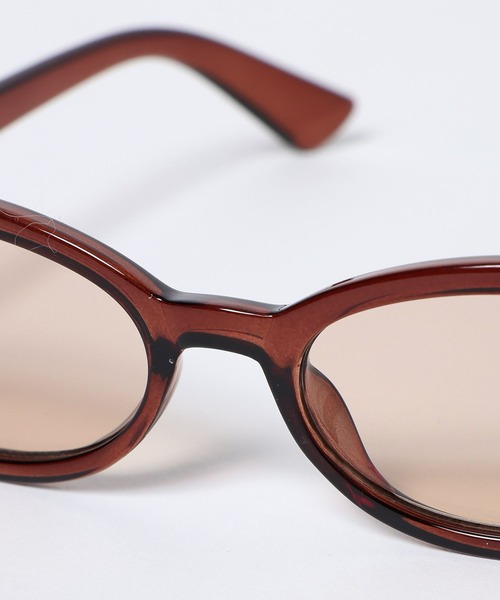 JEANASIS(ジーナシス)の「【25quee】オーバルサングラス/625438(サングラス・レディース・ブラウン/ブラック・FREE)」の11枚目の写真