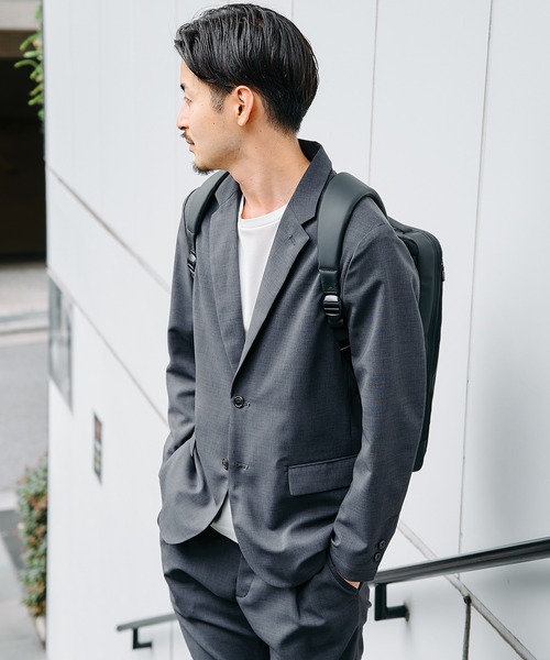 UNITED TOKYO（ユナイテッドトウキョウ）の「レザースマートバックパック（バックパック/リュック・メンズ・ブラック・FREE）」の15枚目の写真