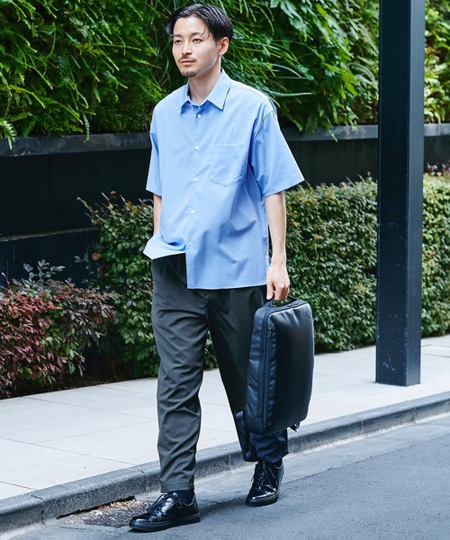 UNITED TOKYO（ユナイテッドトウキョウ）の「レザースマートバックパック（バックパック/リュック・メンズ・ブラック・FREE）」の10枚目の写真