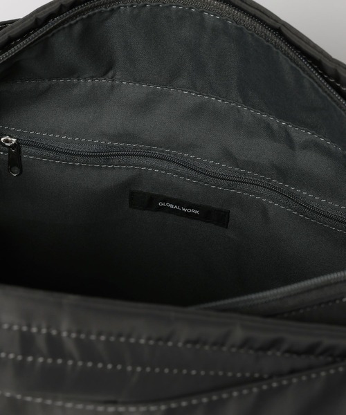 GLOBAL WORK（グローバルワーク）の「撥水軽量7ポケットハンドルショルダー/598245（ショルダーバッグ・レディース・チャコールグレー/ブラック/ダークブラウン/ベージュ・FREE）」の19枚目の写真