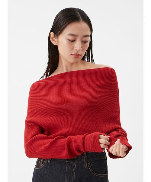 セール】オフショルラメニット（ニット/セーター）｜Mila Owen（ミラ