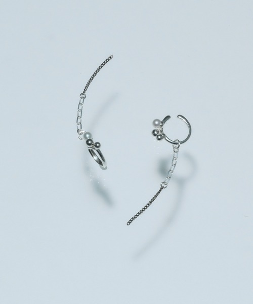 and cloud(アンドクラウド)の「Gradation Pearl Earring(イヤリング・レディース・シルバー系その他・FREE)」の1枚目の写真