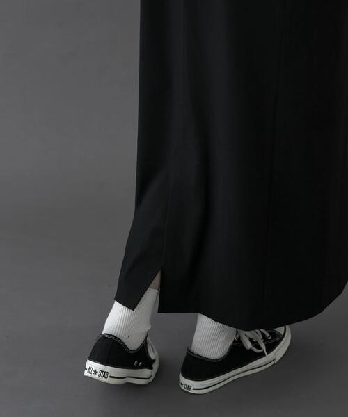 FORK&SPOON(フォークアンドスプーン)の「FORK&SPOON ウールライクジャンパースカート(ワンピース・レディース・ブラック/グレー系その他・1/2)」の21枚目の写真