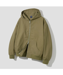 AGOD（エージーオーディー）の「バイオウォッシングリップストップフードジャケット[ベージュ]（その他アウター）」